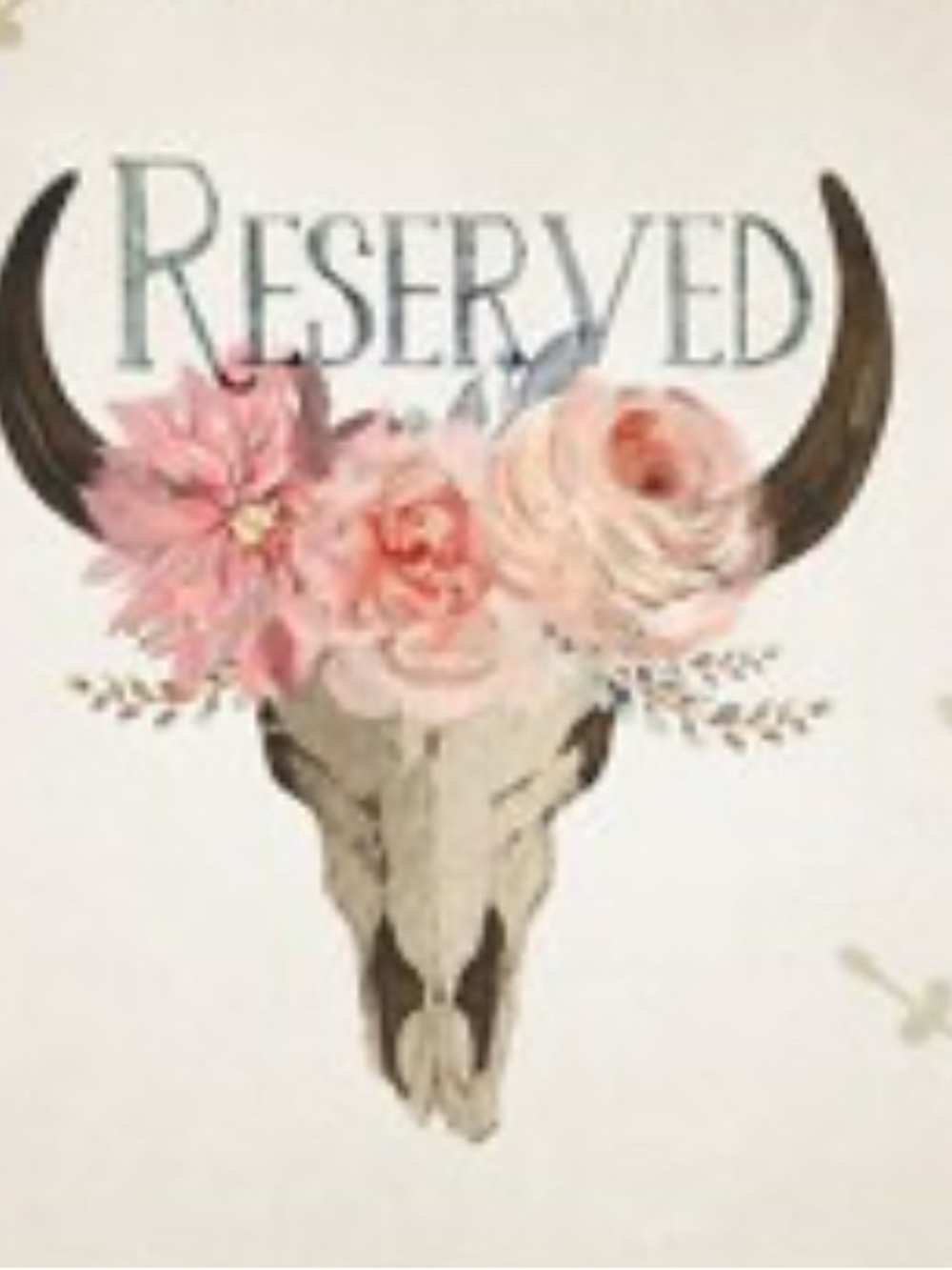 Artisan Floral Skull Wall Art – Pink and Cream Accents